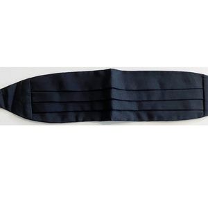 Black Cummerbun - "Inviso Size" Adjustable Waist